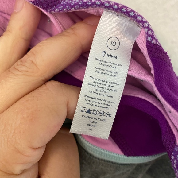 Ivivva Lululemon Girls leggings - Picture 6 of 12